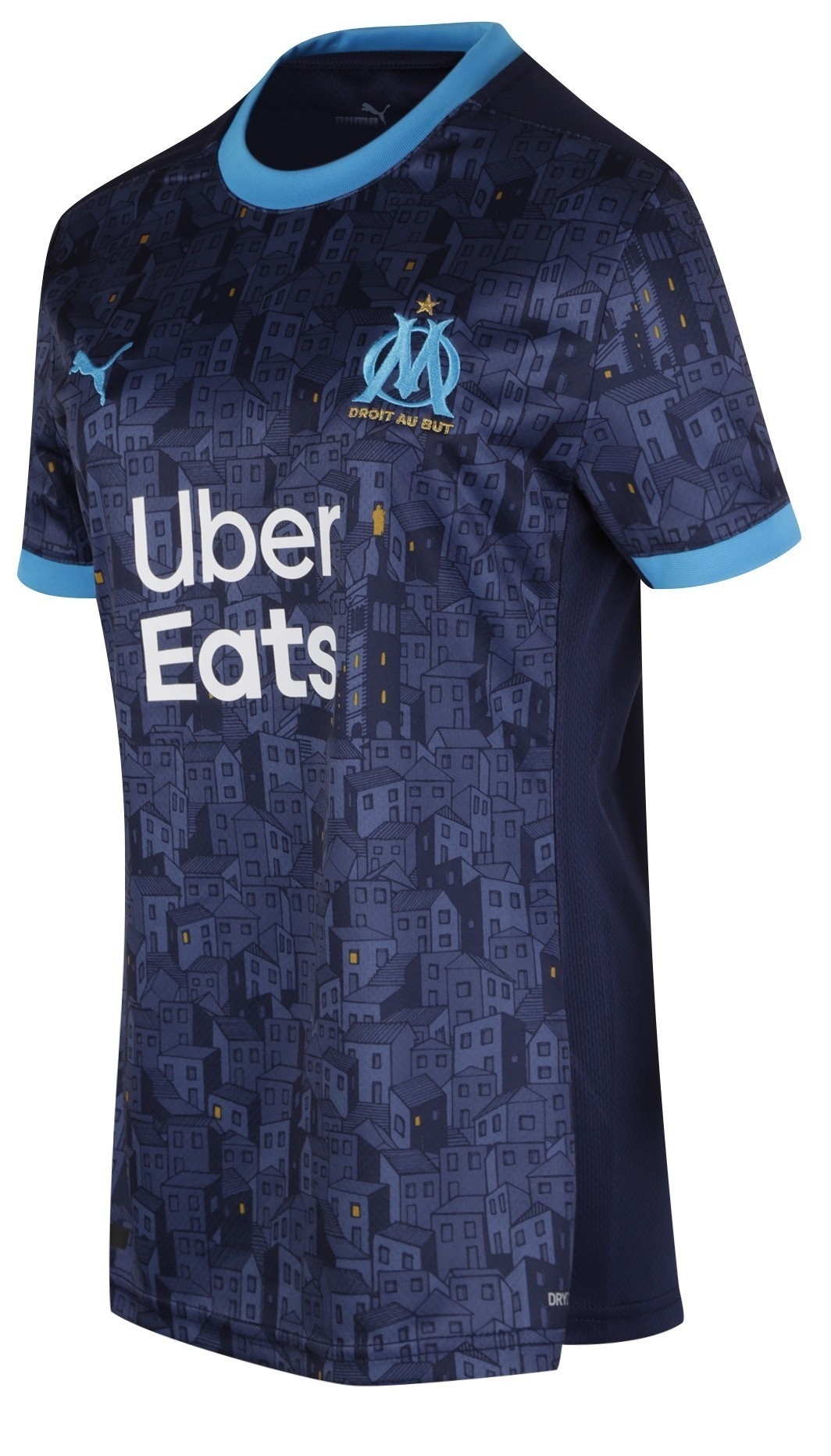 Camisa feminina oficial Puma Olympique Marseille 2020 2021 II